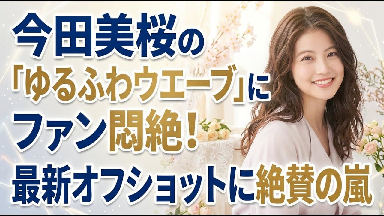 エンタメニュース: 今田美桜の「ゆるふわウエーブ」にファン悶絶！最新オフショットに絶賛の嵐