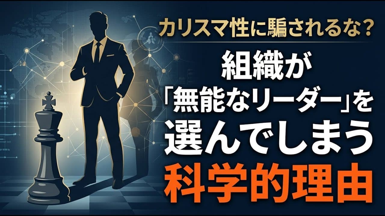 ビジネスニュース: カリスマ性に騙されるな？組織が「無能なリーダー」を選んでしまう科学的理由