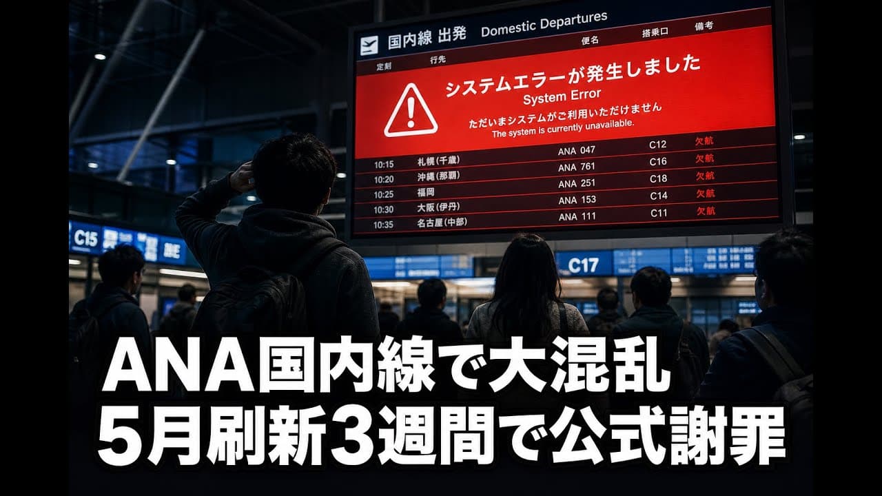 交通ニュース: ANA国内線で大混乱 5月刷新3週間で公式謝罪
