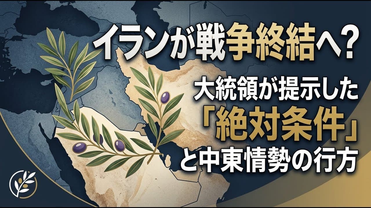 国際ニュース: イランが戦争終結へ？大統領が提示した「絶対条件」と中東情勢の行方